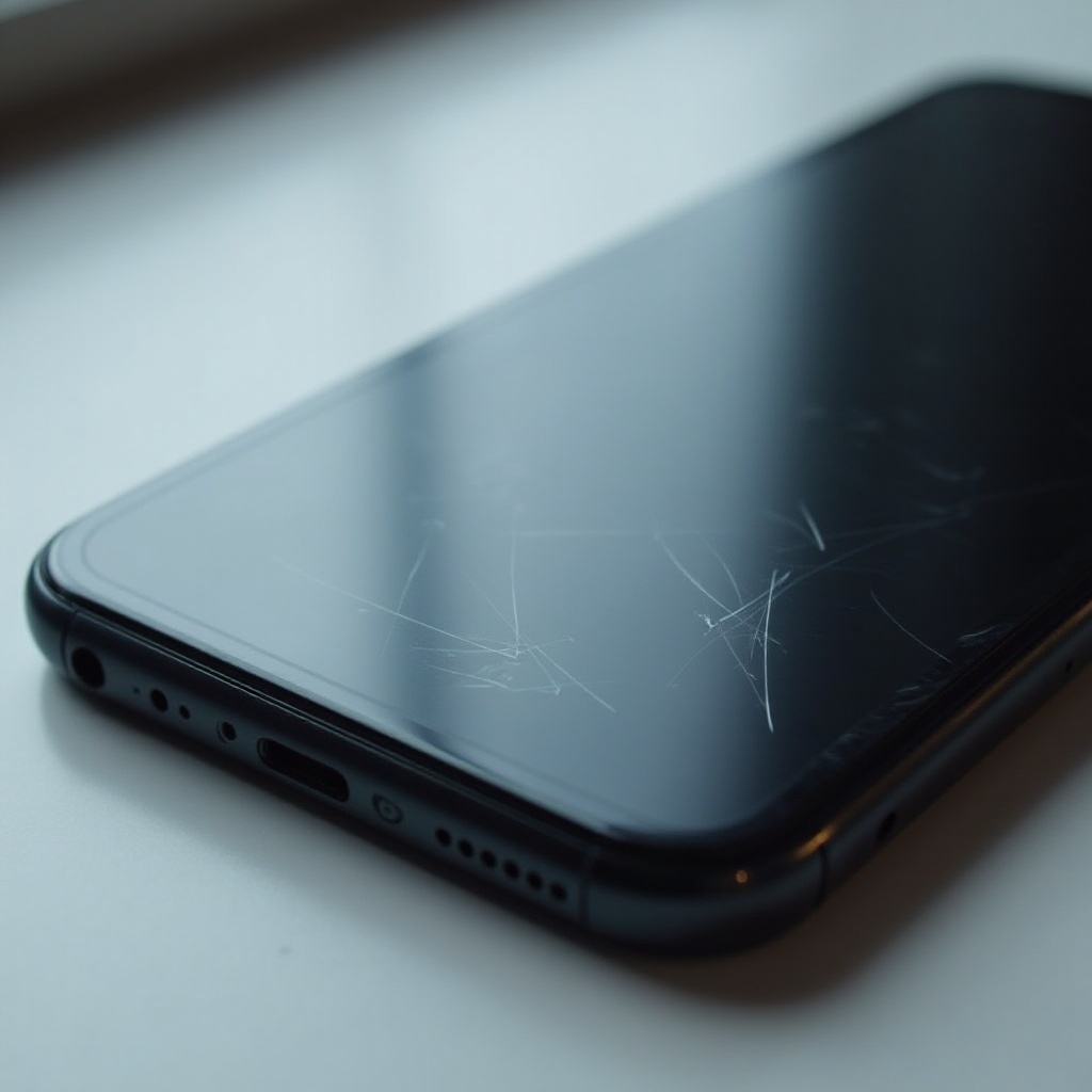 царапина на дисплее iPhone