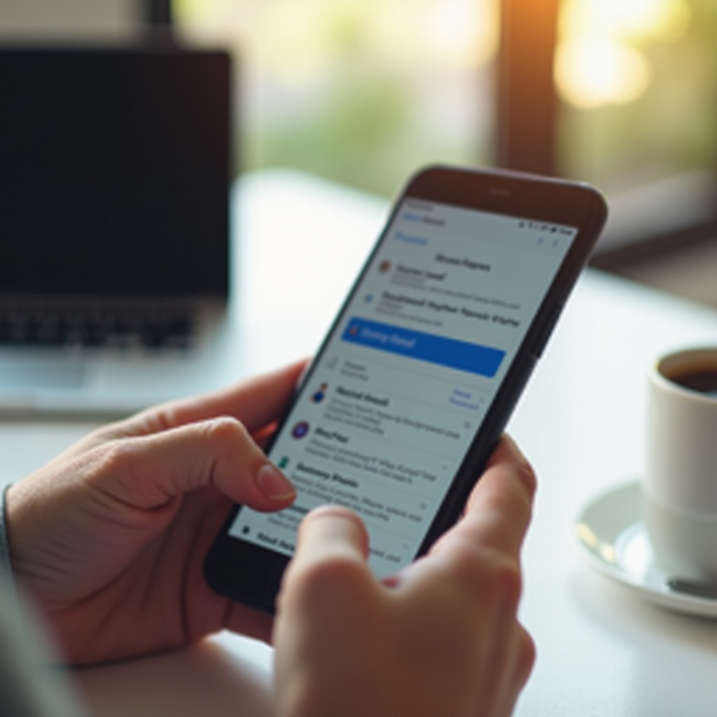 cómo eliminar correos electrónicos en un teléfono Android