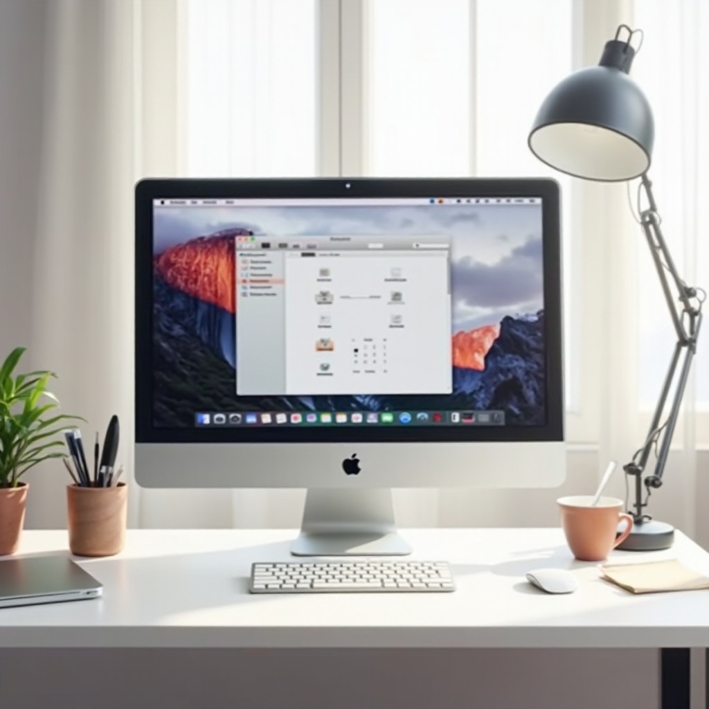 jak wyczyścić pulpit na macu