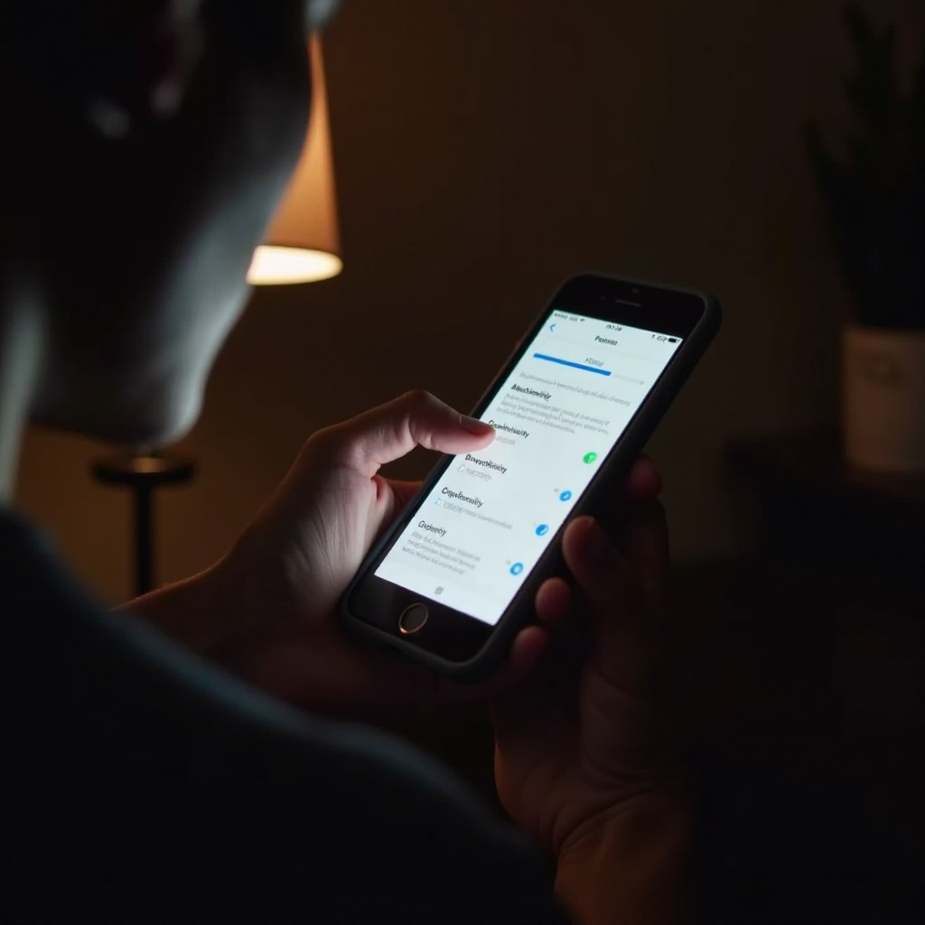 Cara membuat kecerahan pada iPhone lebih rendah lagi