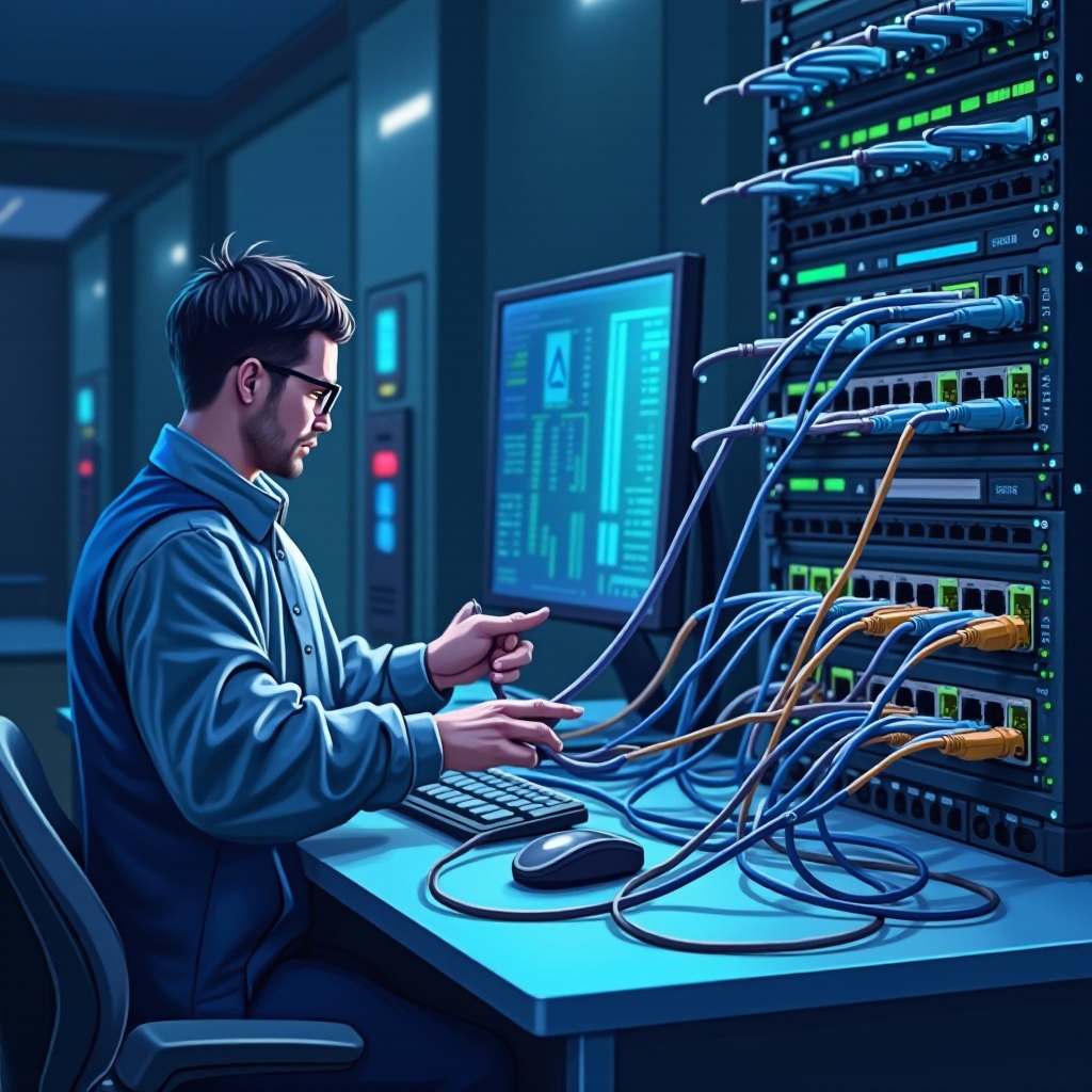 イーサネットケーブル未確認のネットワーク