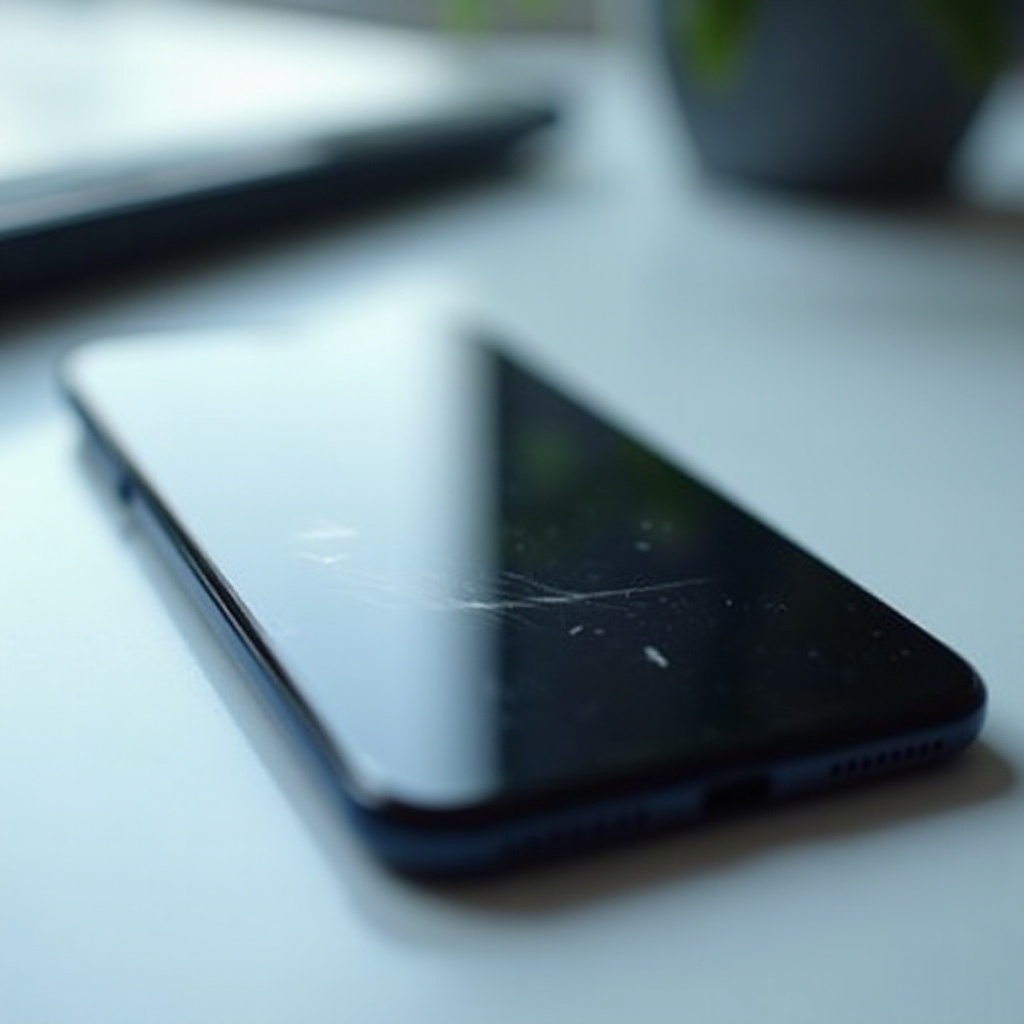 rysa na wyświetlaczu iPhone'a