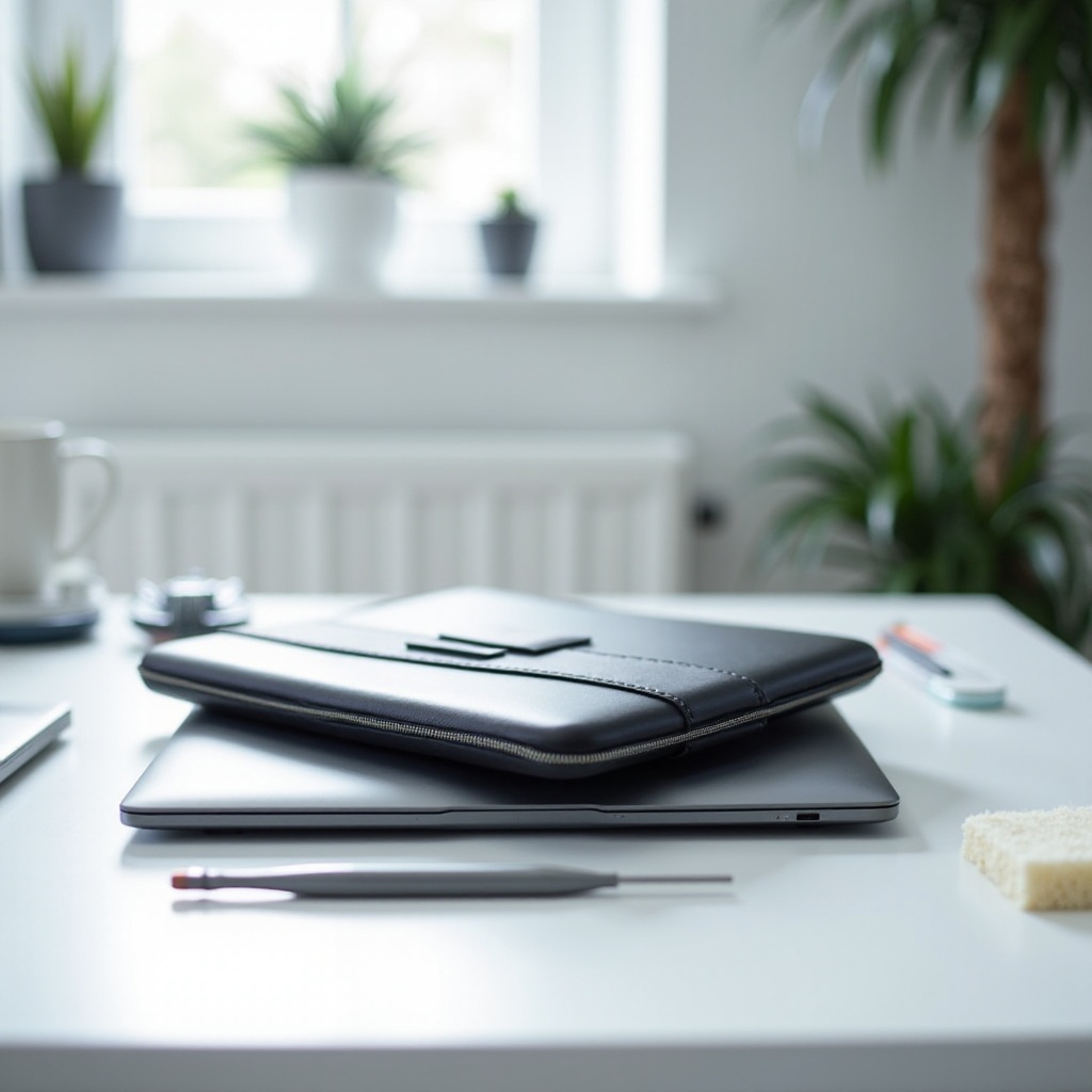 cómo limpiar la cubierta del portátil