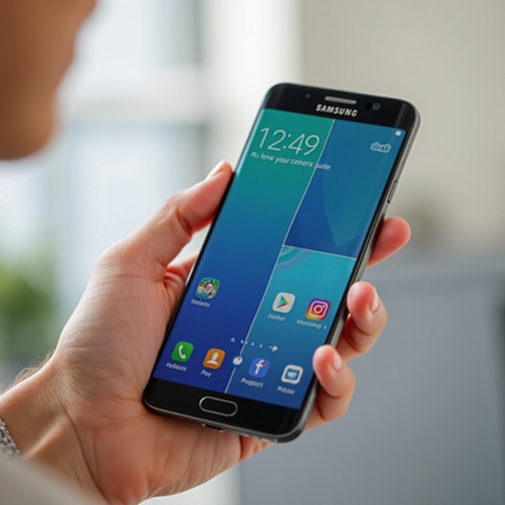 как разделить экран на Samsung
