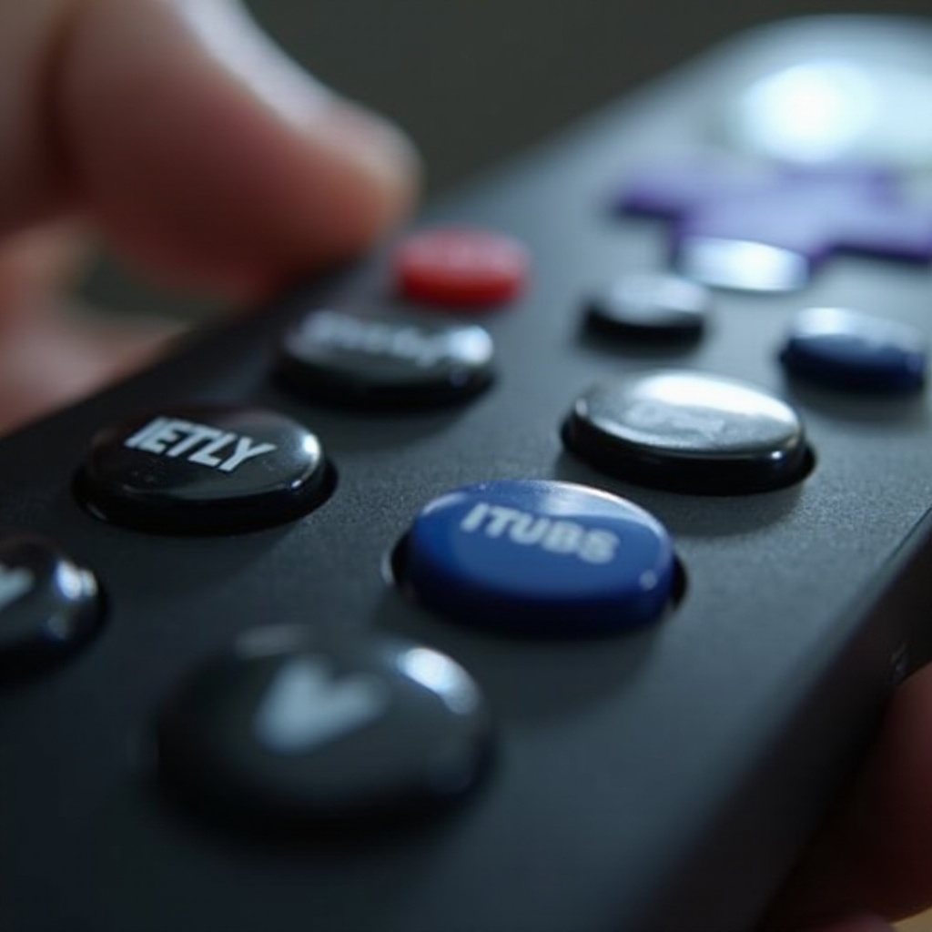 Rokuテレビのボタン