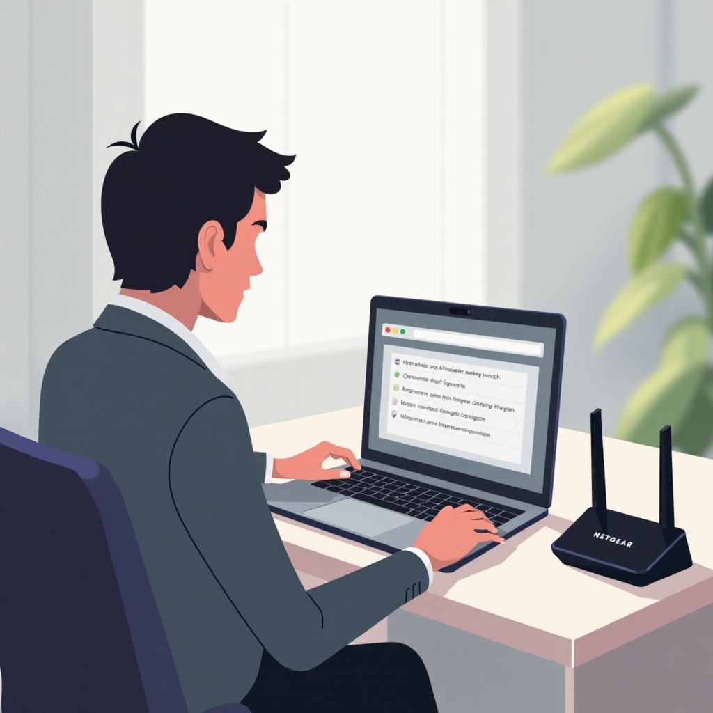 cara memperbarui firmware pada router Netgear