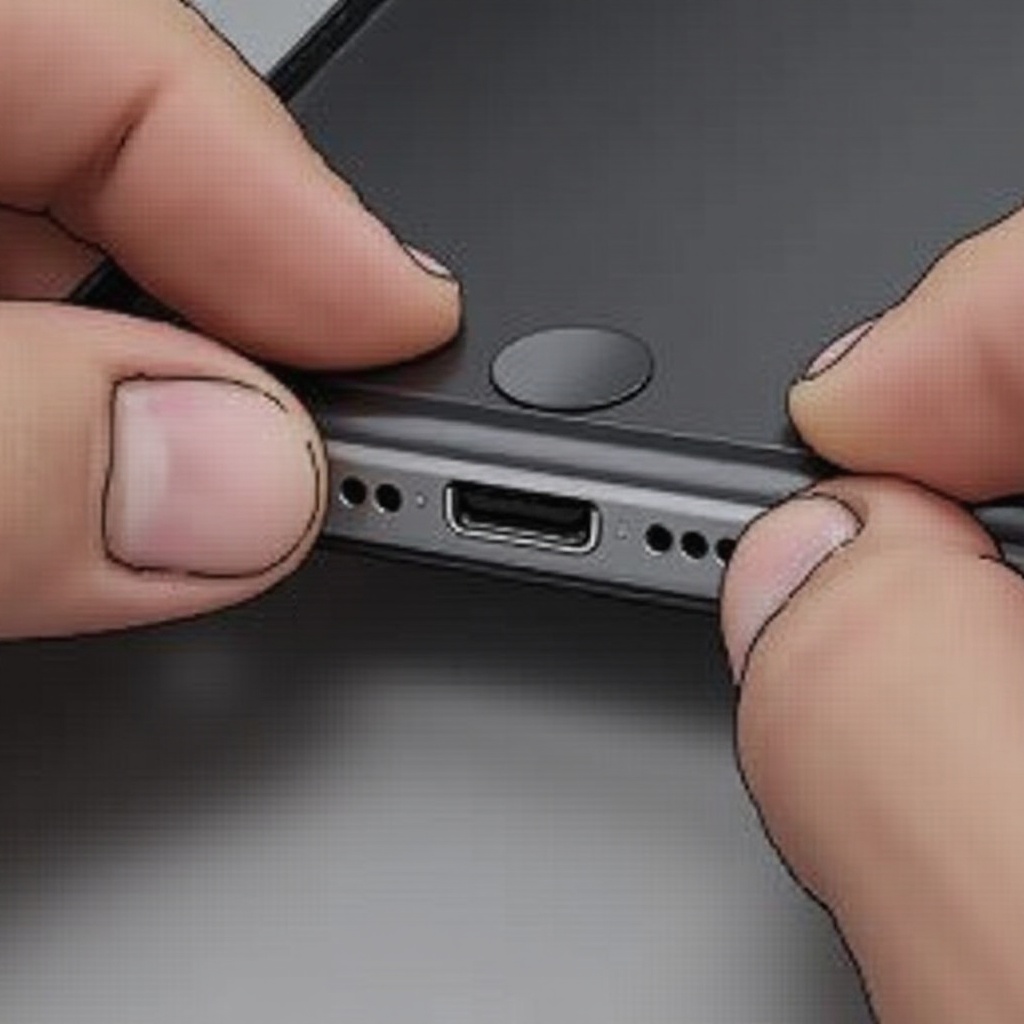 私のiPhoneの充電ポートが緩んでいます