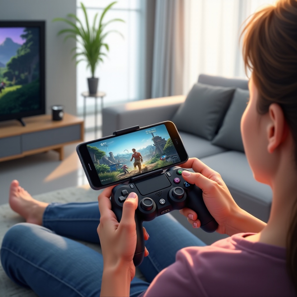 как подключить контроллер PS4 к iPhone